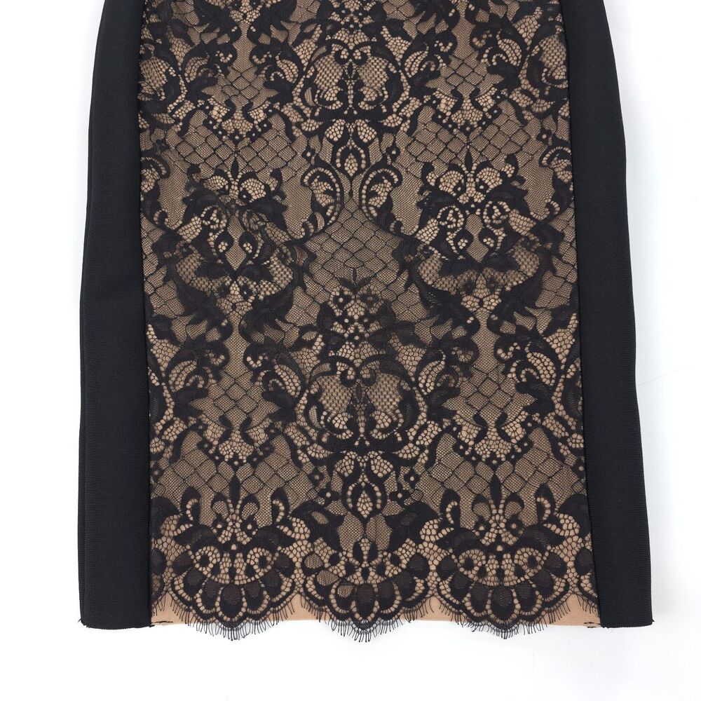 NWT Mew Mews Finbar Lace Bandage Dress Black Lace Svelte Sexy Romantic Feminine - Picture 7 of 12